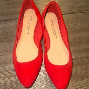Christian Siriano Bold Red Women's Loafers